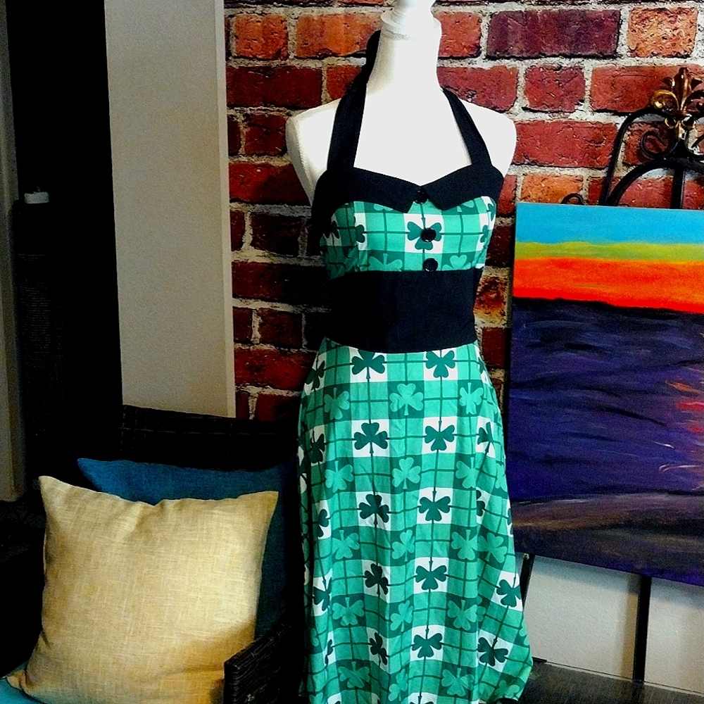 St Patrick's Day dress.